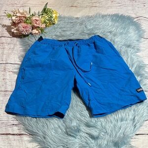 Saxx Cannonball 2 in 1 Blue Swim Trunks sz S